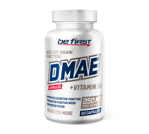 Диметиламиноэтанол ДМАЭ, DMAE+B6, Be First, 60 капсул
