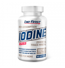 Йод, Iodine, Be First, 90 капсул