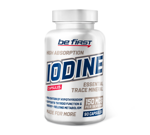 Йод, Iodine, Be First, 90 капсул