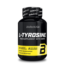 L-Тирозин, L-Tyrosine, BioTechUSA, 100 капсул