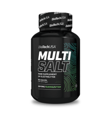 Добавка для поддержки электролитного баланса, MultiSalt, BioTechUSA, 60 капсул