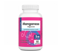 Бисглицинат марганца, Manganese Bisglycinate, Chikalab, 60 капсул