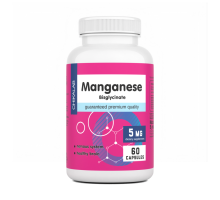 Бисглицинат марганца, Manganese Bisglycinate 5 mg, Chikalab, 60 капсул