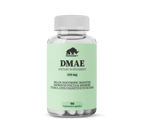 Диметиламиноэтанолбитартрат ДМАЭ, DMAE, Prime Kraft, 90 вегетарианских капсул