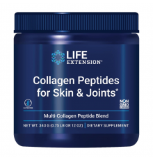 Пептиды коллагена, Collagen peptides for skin & joints, Life Extension, 343 г