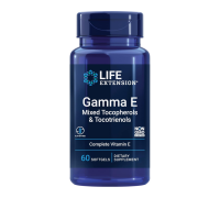 Витамин Е, Gamma E Mixed Tocopherols & Tocotrienols, Life Extension, 60 капсул