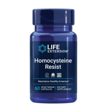 Гомоцистеин резистентный, Homocysteine Resist, Life Extension, 60 вегетарианских капсул