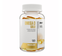 Омега-3 Голд, Omega-3 Gold, Maxler, 120 желатиновых капсул