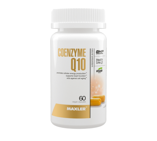 Коэнзим Q10, Coenzyme Q10, Maxler, 60 вегетарианских капсул