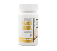 Гингко Билоба, Ginkgo Biloba Organic, Maxler, 60 таблеток