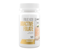 Фолиевая кислота, Folic Acid Bioactive Folate 5-MTHF, Maxler, 120 вегетарианских капсул