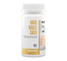 Комплекс для волос, кожи и ногтей, Hair Nails Skin Formula, Maxler, 60 таблеток