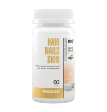 Комплекс для волос, кожи и ногтей, Hair Nails Skin Formula, Maxler, 60 таблеток