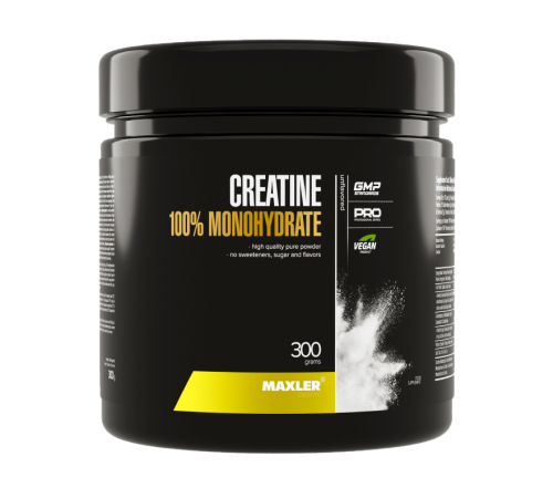 Креатин Моногидрат, Creatine Monohydrate, Maxler, 300 г