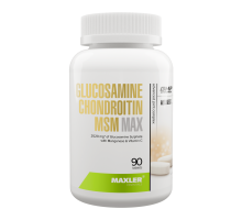 Глюкозамин Хондроитин МСМ Макс, Glucosamine Chondroitin MSM Max, Maxler, 90 таблеток