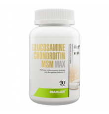 Глюкозамин Хондроитин МСМ Макс, Glucosamine Chondroitin MSM Max, Maxler, 90 таблеток