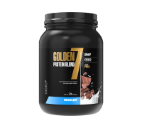 Протеин Шоколад, Golden 7 Protein Blend 2 lb Chocolate, Maxler, 907 г