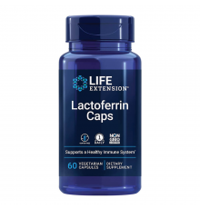 Лактоферрин, Lactoferrin Caps, Life extension, 60 вегетарианских капсул