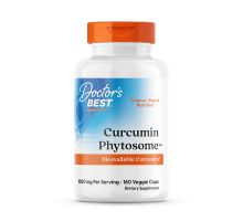 Куркумин с Meriva 500 мг, Curcumin Phytosome with Meriva 500 mg, Doctor's best, 180 вегетарианских капсул