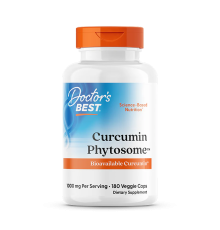 Куркумин с Meriva 500 мг, Curcumin Phytosome with Meriva 500 mg, Doctor's best, 180 вегетарианских капсул