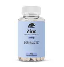 Цинк, Zinc, Prime Kraft, 90 вегетарианских капсул