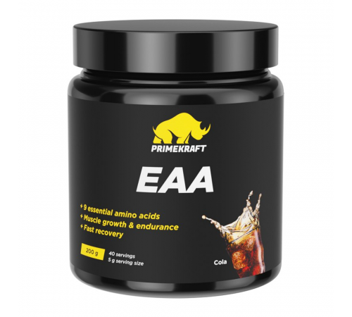 Аминокислотный комплекс EAA со вкусом «Кола» , EAA Cola, Prime Kraft, 200 гр