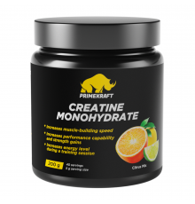 Креатин со вкусом Сitrus mix (цитрусовый микс), Creatine Monihydrate citrus mix, Prime Kraft, 200г