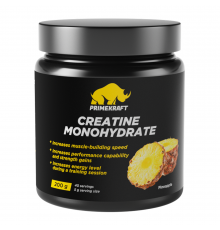 Креатин со вкусом ананаса, Creatine Monihydrate pineapple, Prime Kraft, банка 200г