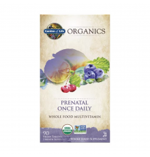 Витамины для беременных, MyKind Organics Prenatal Once Daily, Garden of life, 90 веганских таблеток
