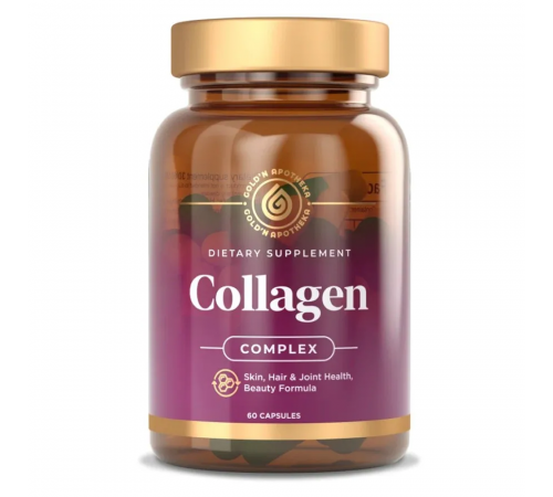Коллаген, Сollagen, Apotheka, 60 капсул