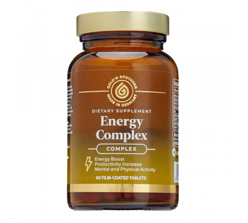 Комплекс для поддержания энергии, Energy Complex, Apotheka, 60 таблеток