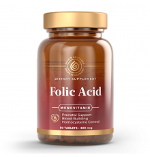 Фолиевая кислота, Folic acid, Apotheka, 90 таблеток