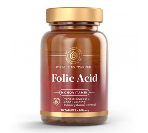 Фолиевая кислота, Folic acid, Apotheka, 90 таблеток