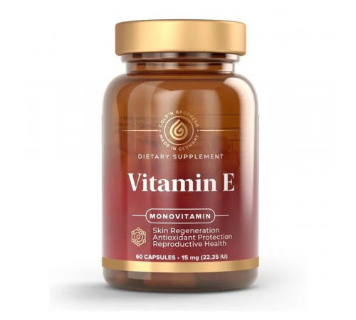 Витамин Е, Vitamin E, Apotheka, 60 капсул