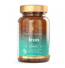 Железо 25 мг, Iron 25 mg, Apotheka, 60 капсул