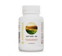 Магний + B6, Magne+B6, Apotheka, 60 таблеток