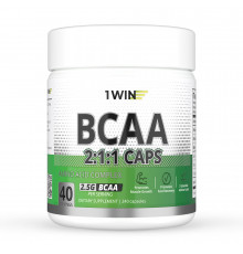 Аминокислотный комплекс БЦАА, BCAA 2:1:1, 1Win, 240 капсул