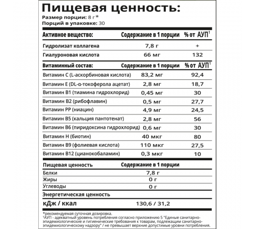 Бьюти Коллаген, Beauty Collagen Neutral, 1Win, 240 г