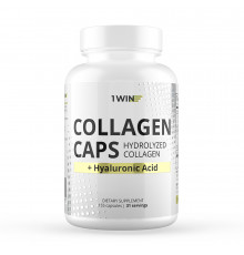 Коллаген + Гиалуроновая кислота, Collagen + Hyaluronic Acid, 1Win, 155 капсул