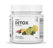 Детокс "Лимон-Лайм", Detox Lemon-Lime + Schisandra, 1Win, 80 г