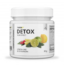 Детокс "Лимон-Лайм", Detox Lemon-Lime + Schisandra, 1Win, 80 г