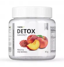 Детокс "Персик и Ягоды Годжи", Detox Peach + Goji Berries, 1Win, 80 г