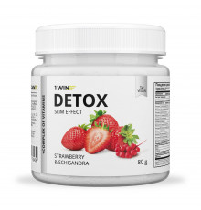 Детокс "Клубника", Detox Strawberry + Schisandra, 1Win, 80 г