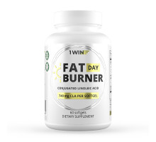 Жиросжигатель днейвной для похудения,  Fat Burner, 1Win, 60 желатиновых капсул