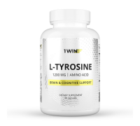 L-тирозин, L-Tyrosine 1200 mg, 1Win,  90 капсул