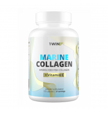 Морской Коллаген, Marine collagen, 1Win, 155 капсул