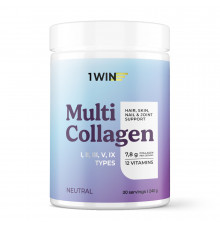 Мульти Коллаген, Multi Collagen Neutral, 1Win, 240 г