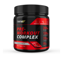 Предтренировочный комплекс "Кола-лимон", Pre-Workout Complex Cola-Lemon, 1Win, 210 г