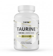Таурин 1200 мг, Taurine 1200 mg, 1Win, 90 капсул