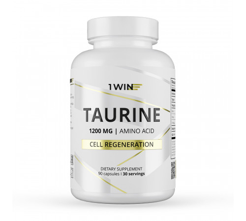 Таурин 1200 мг, Taurine 1200 mg, 1Win, 90 капсул